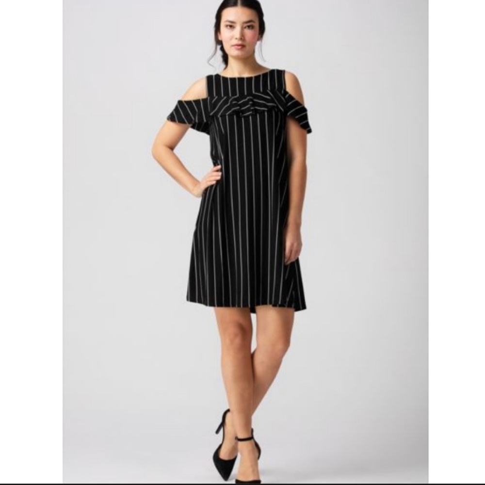 Striped Off the Shoulder Dress